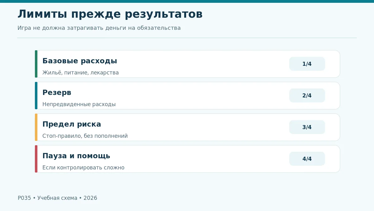 Пирамида защиты: расходы первой необходимости, отделённые средства, лимиты и стоп-правила